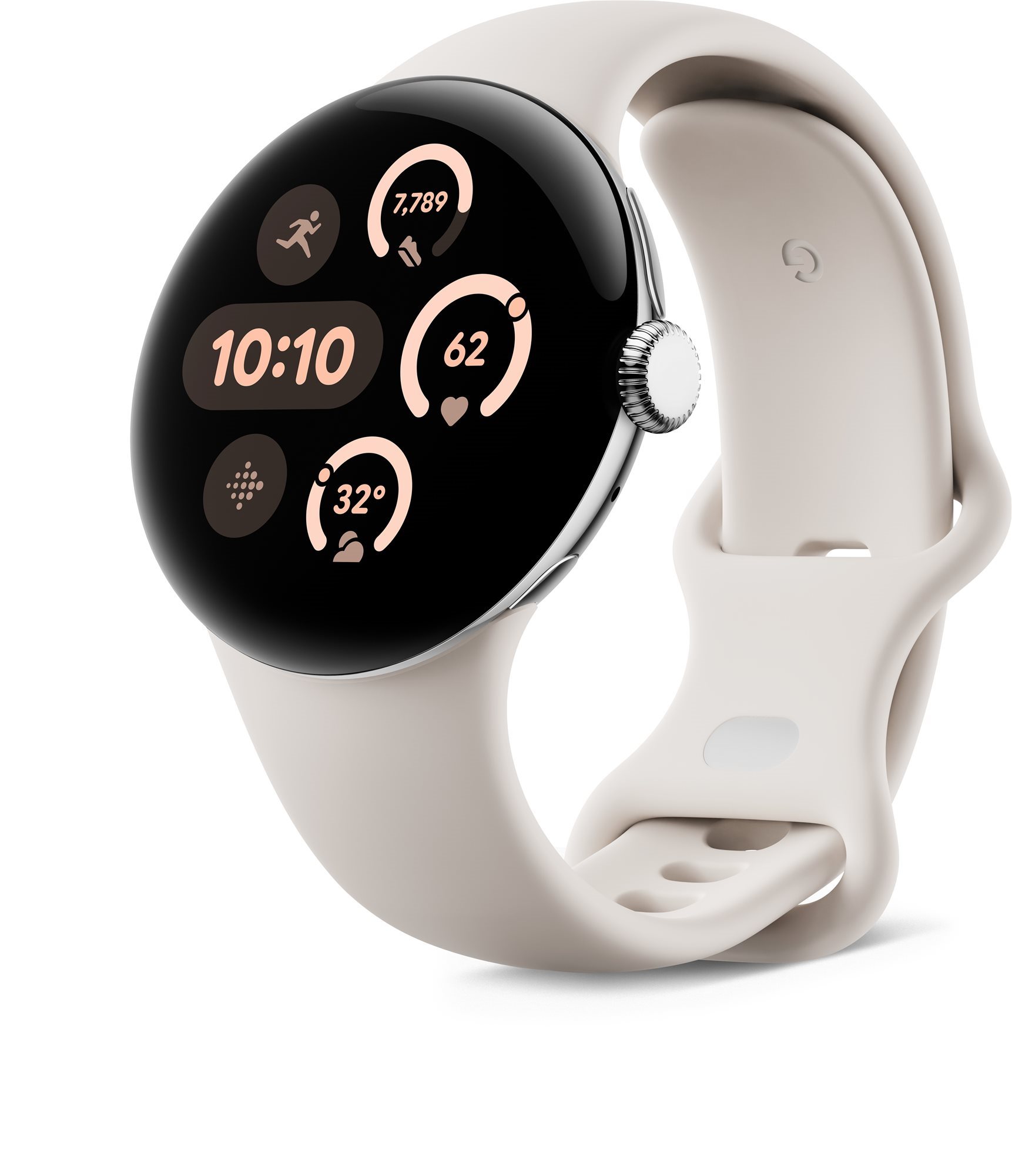Google Pixel Watch 3 45 mm Porcelain Smart hodinky