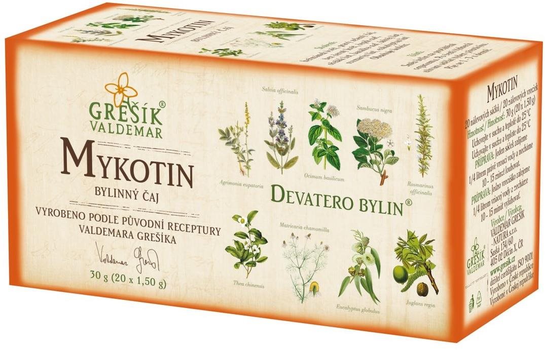 Grešík Devatero bylin Mykotin, 20 n.s. Čaj