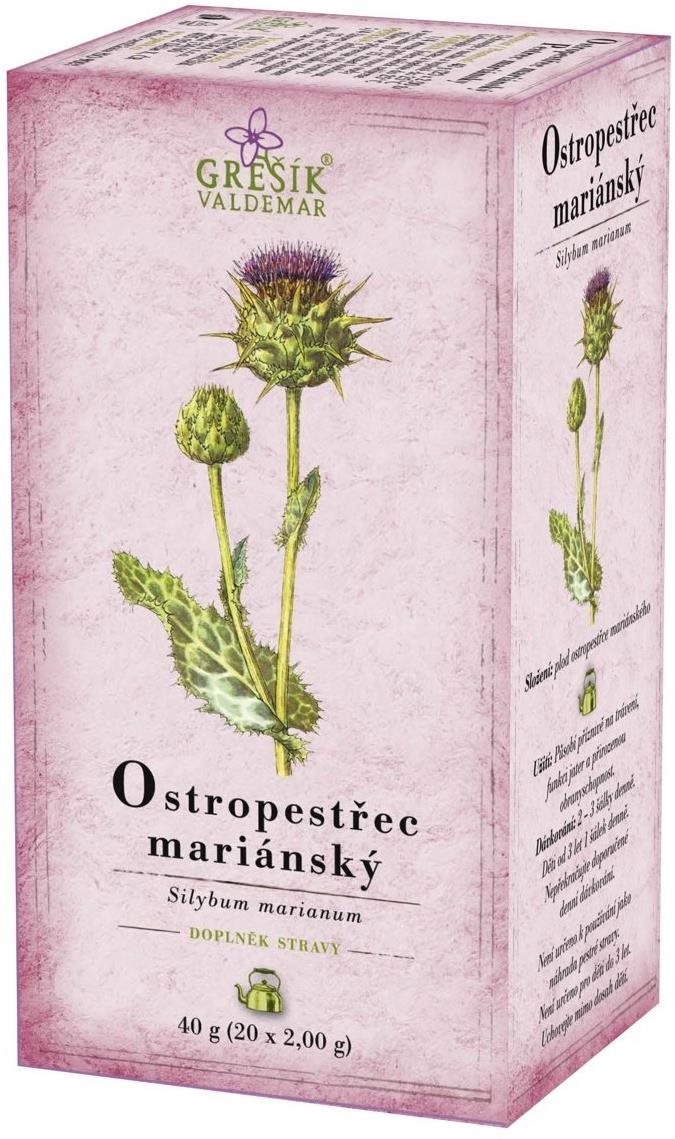 Grešík Pestrec mariánsky, 20 n.s. Čaj