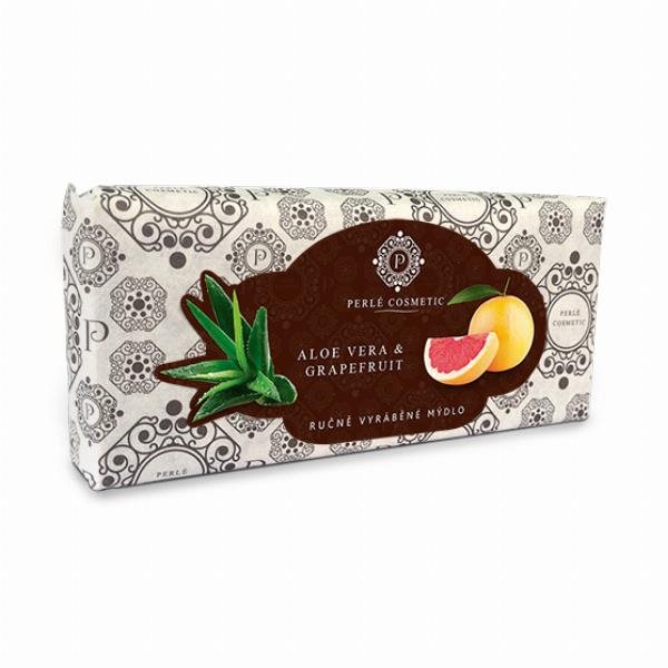 Perlé Cosmetic Aloe vera a grapefruit – mydlo Tuhé mydlo