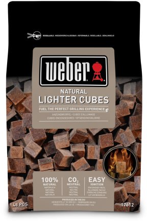 WEBER Podpaľovacie kocky hnedé Podpaľovač