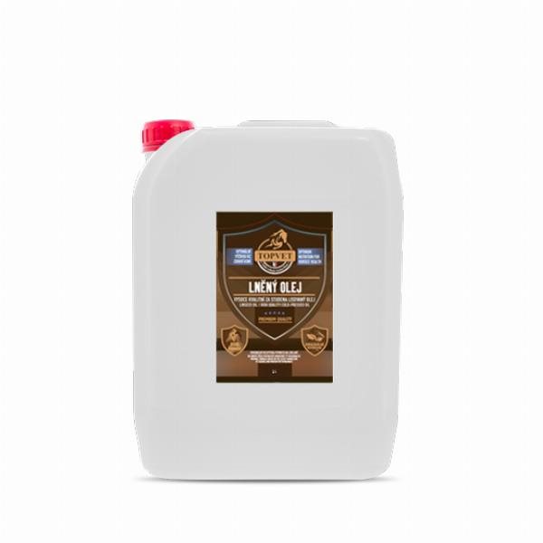 Topvet Ľanový olej 5 l Doplnok stravy pre kone