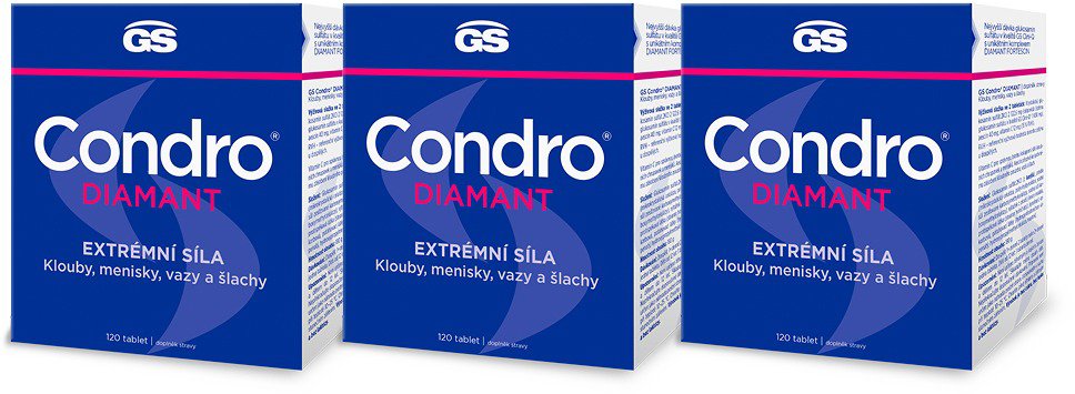 GS Condro Diamant, 3 x 120 tablet Kloubní výživa