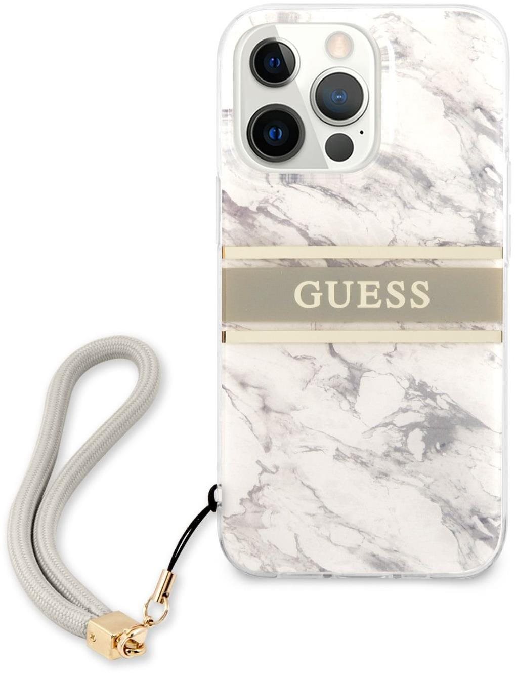 Guess TPU Marble Stripe Back Cover for Apple iPhone 13 Pro Max,...