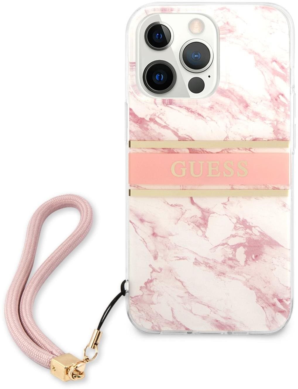 Guess TPU Marble Stripe Back Cover for Apple iPhone 13 Pro Max,...