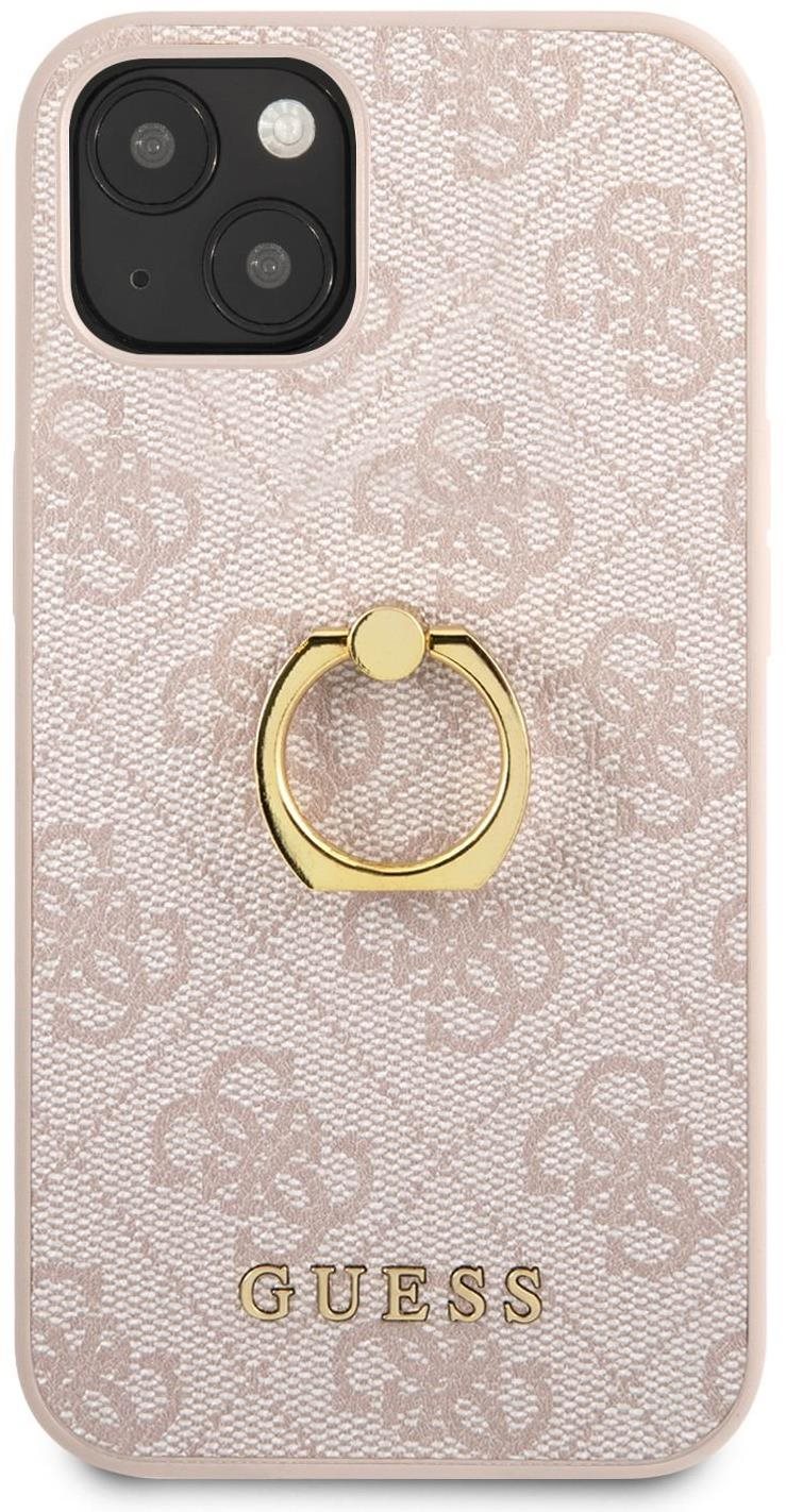Coque arriere Guess PU 4G Ring pour Apple iPhone 13 mini rose Coque...