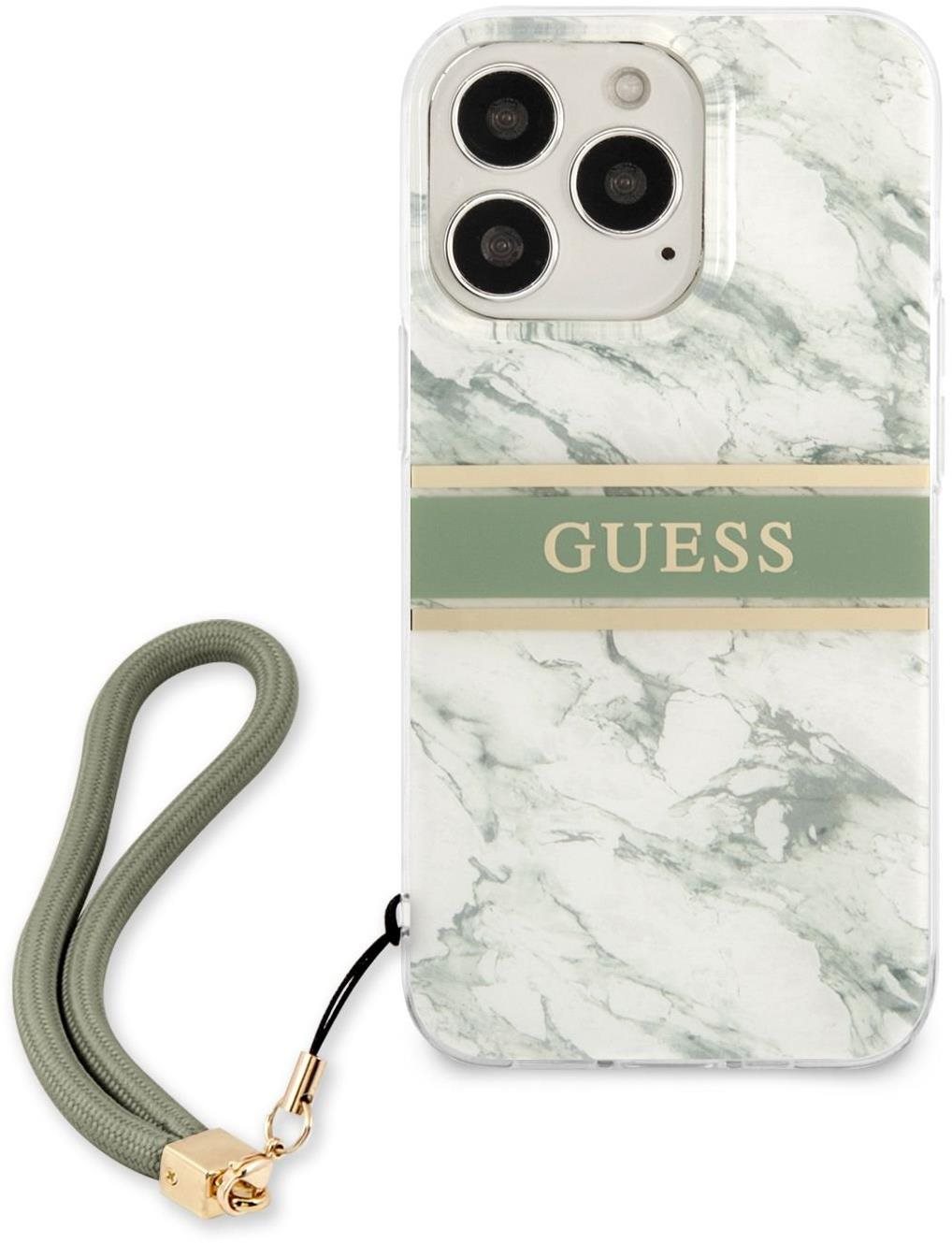 Guess TPU Marble Stripe Back Cover for Apple iPhone 13 Pro Max...