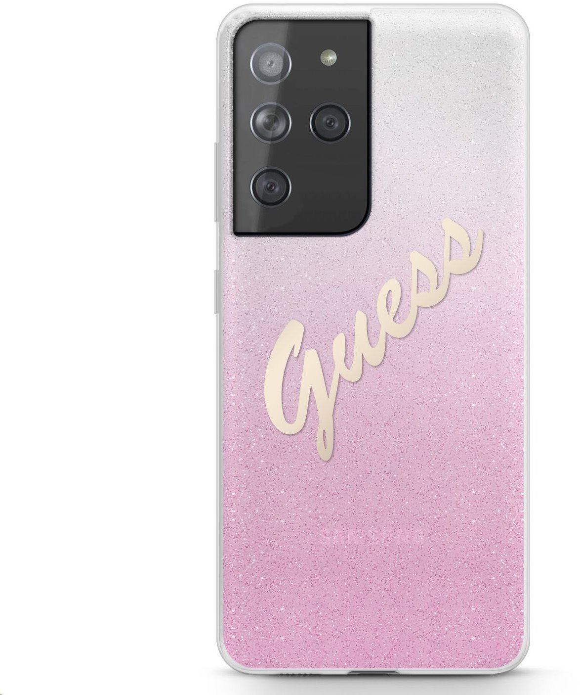 Coque arriere Guess TPU Vintage pour Samsung Galaxy S21 Ultra...