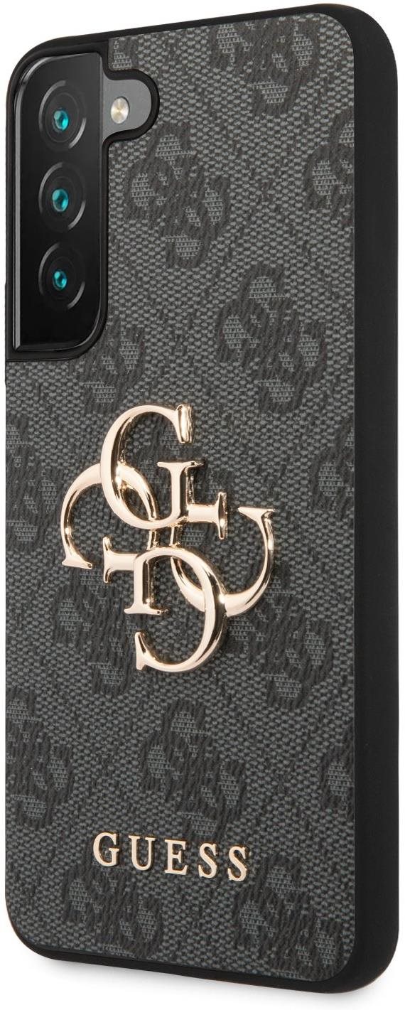 Guess PU 4G Metal Logo Samsung Galaxy S23 Grey tok Telefon tok