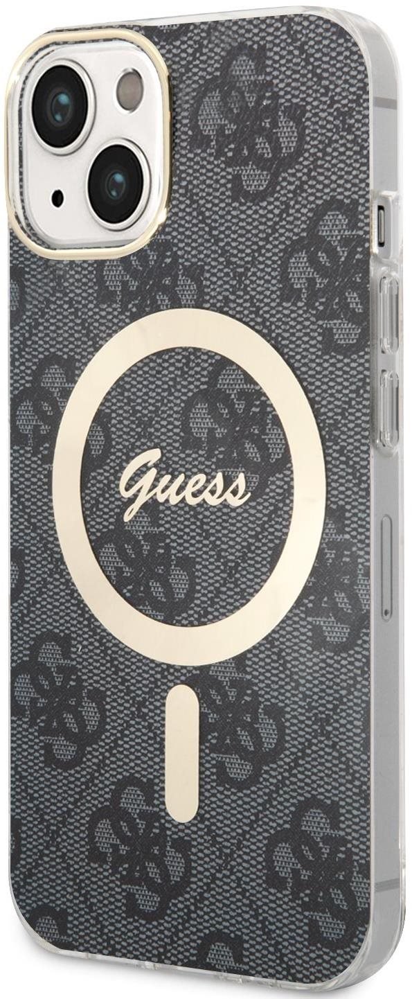Guess 4G IML MagSafe Kompatibilný Zadný Kryt na iPhone 13 Black...