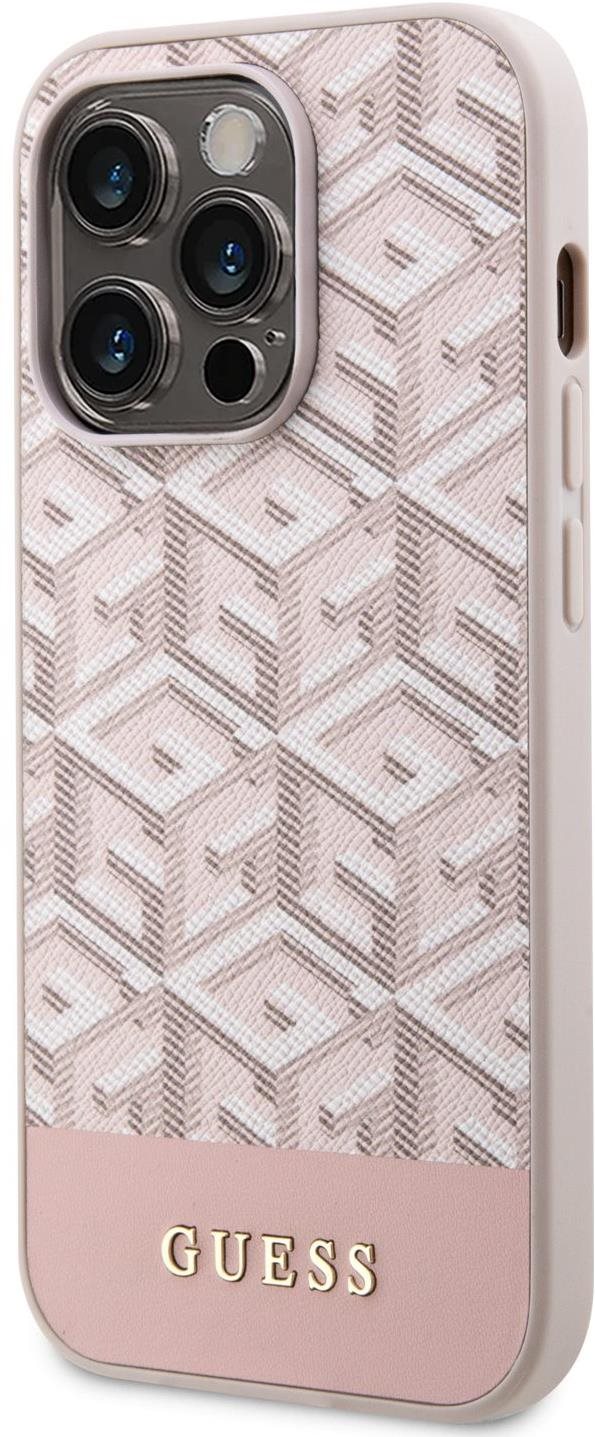Guess PU G Cube MagSafe kompatibles Back-Cover für iPhone 13 Pro...