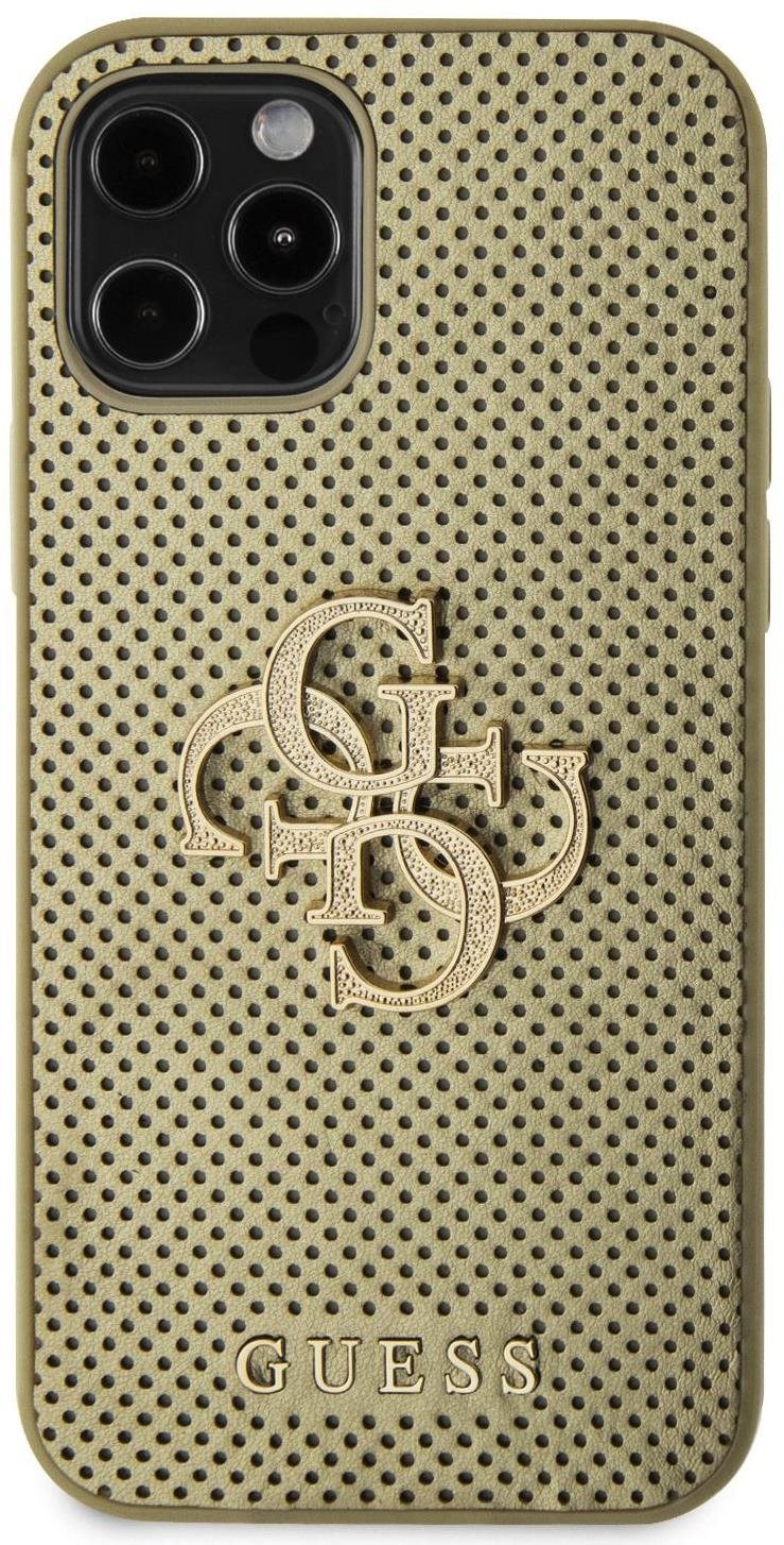 Guess PU Perforated 4G Glitter Metal Logo Zadný Kryt na iPhone...