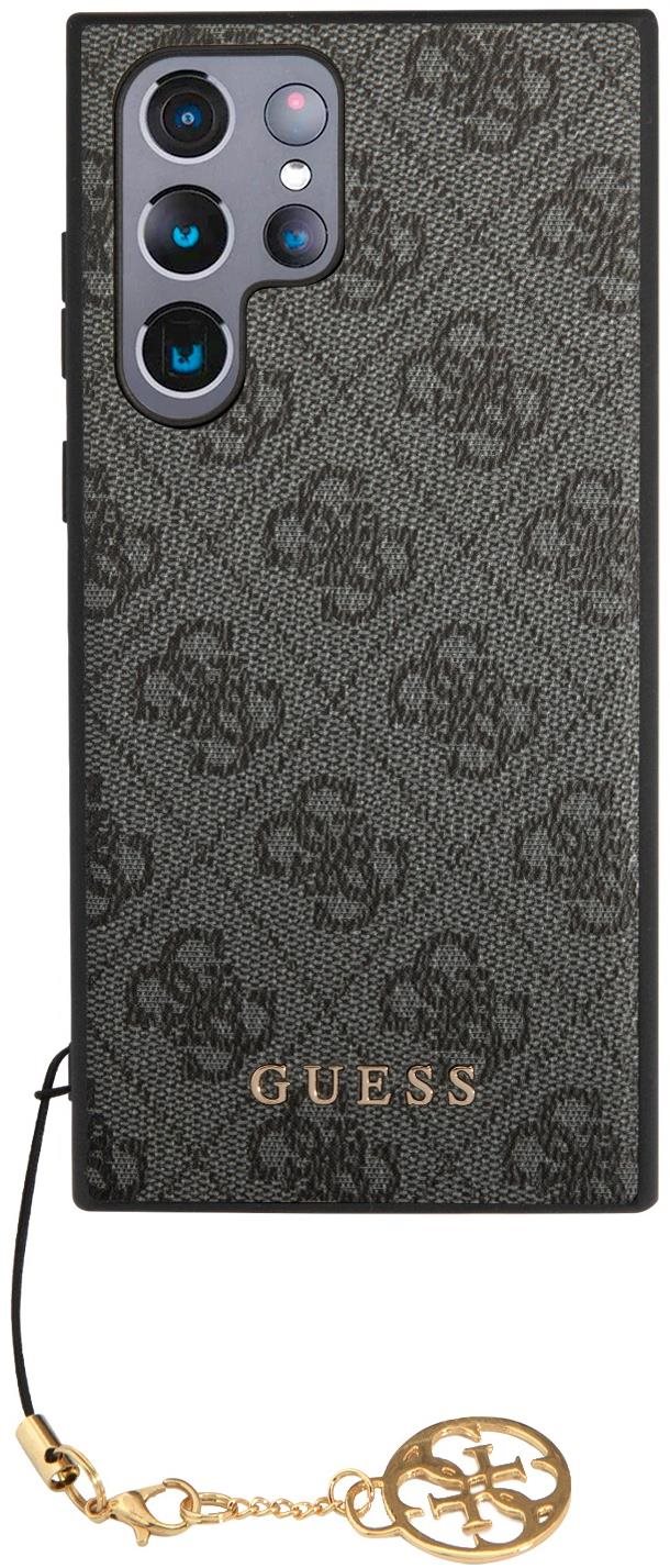 Guess 4G Charms Samsung Galaxy S24 Ultra szürke tok Telefon tok