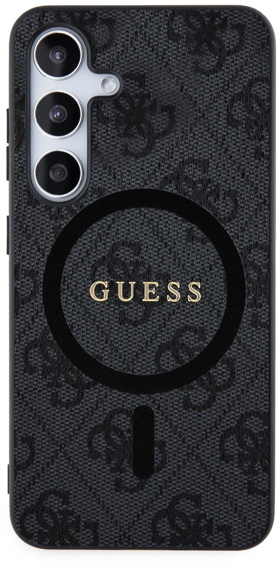 Guess PU Leather 4G Colored Ring MagSafe Backcover für das Samsung...
