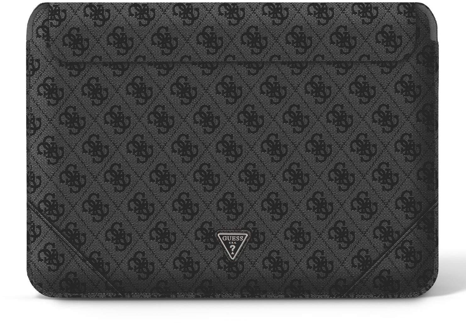 Guess PU 4G Triangle Métal Logo Manche d'ordinateur 13/14" Noir...