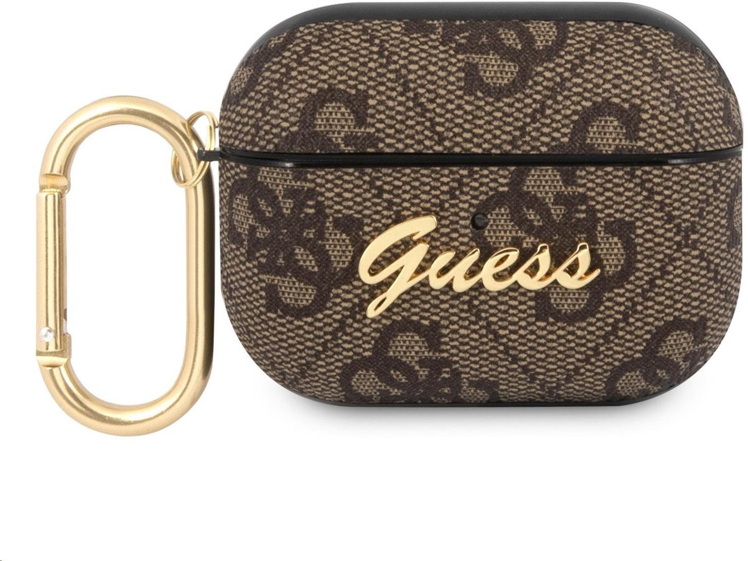 Guess 4G Script PC/PU Tasche für Apple Airpods Pro braun...