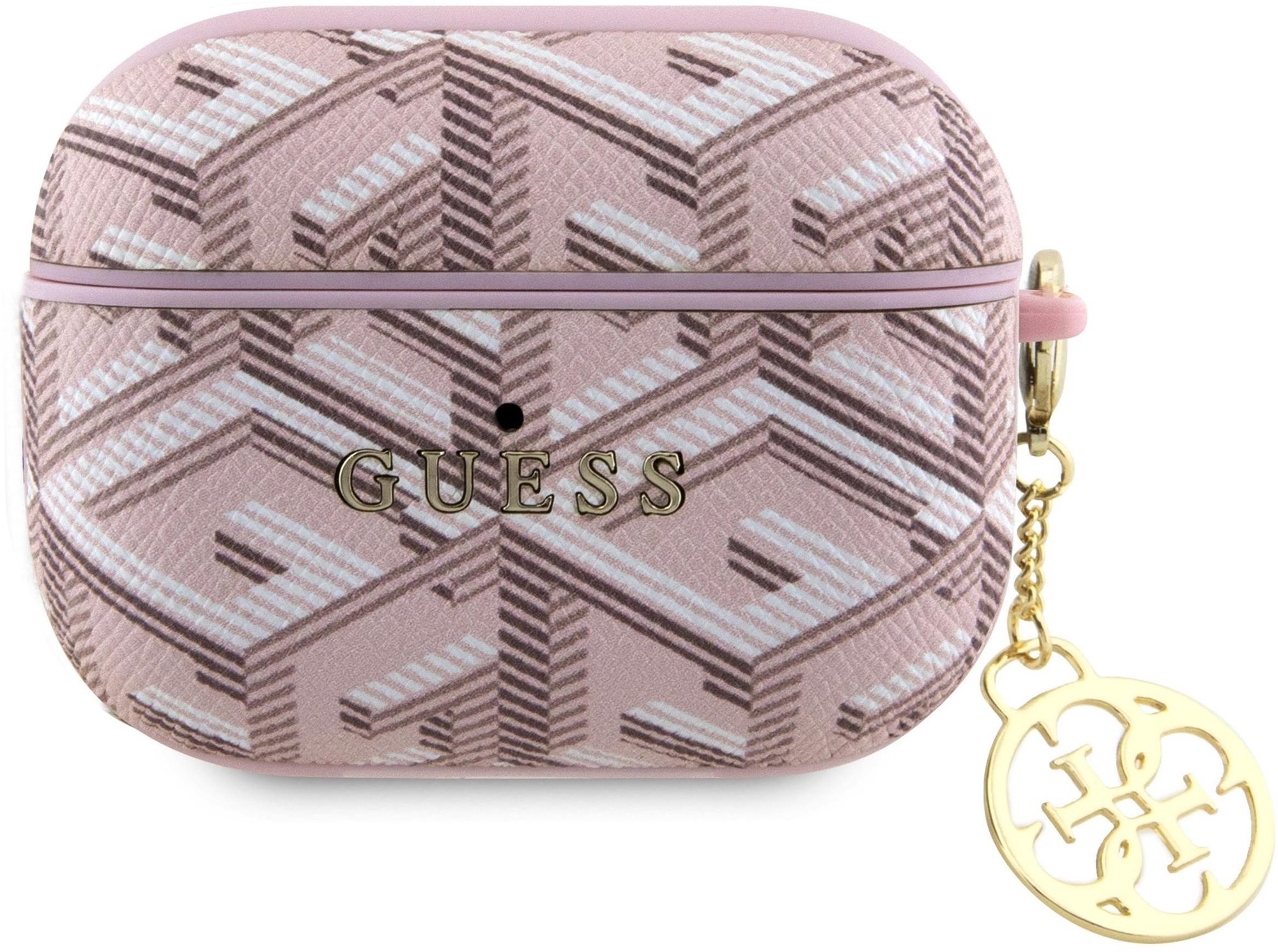 Guess PU G Cube Charm tok az AirPods Pro Pink Fülhallgató tok