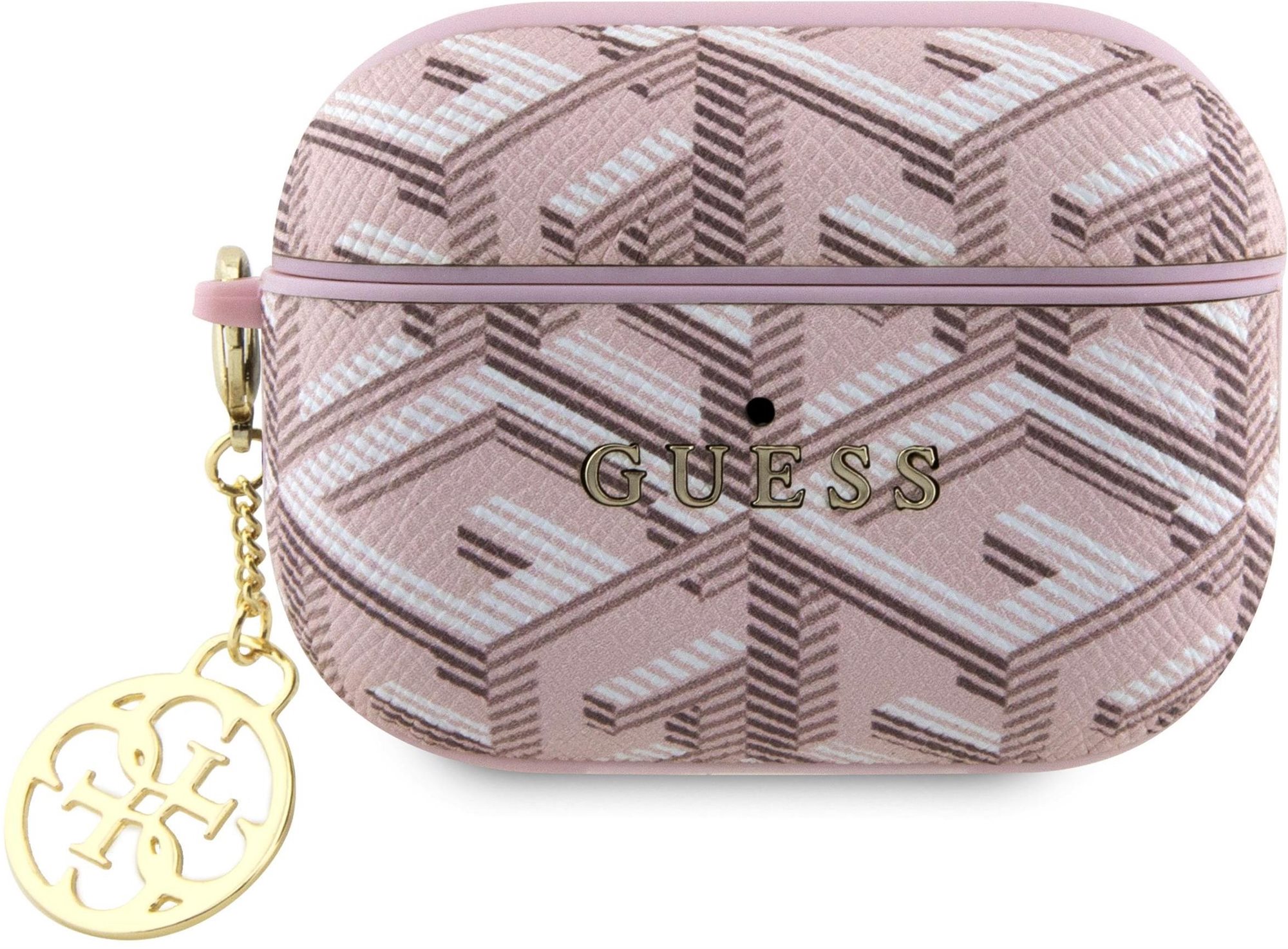 Guess PU G Cube Charm tok az AirPods Pro 2 Pink Fülhallgató tok