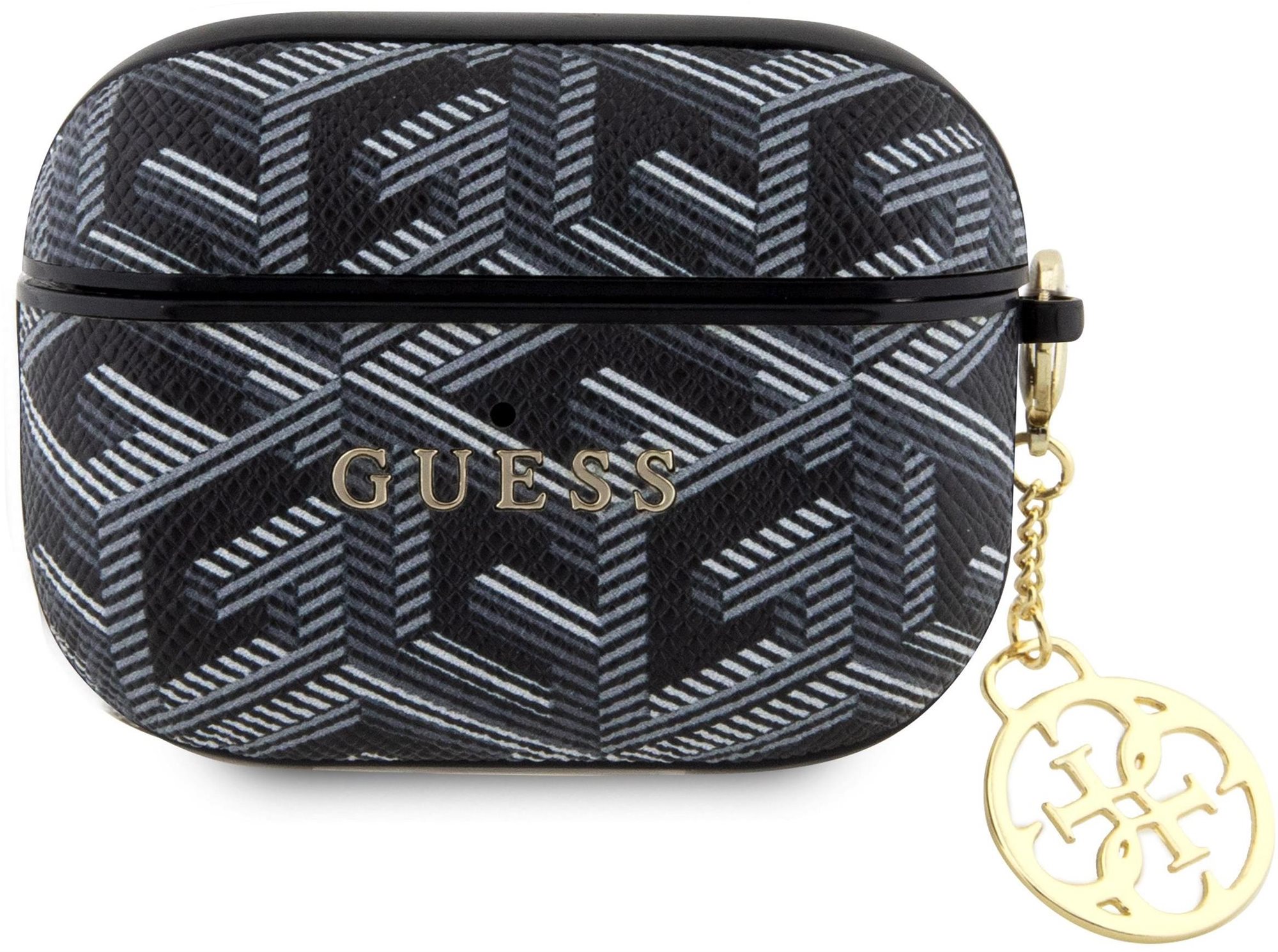 Guess PU G Cube Charm Case für AirPods Pro Black Kopfhörer-Hülle
