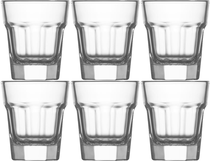 LAV Poháre na destiláty/panák 45 ml ARAS 6 ks Pohár