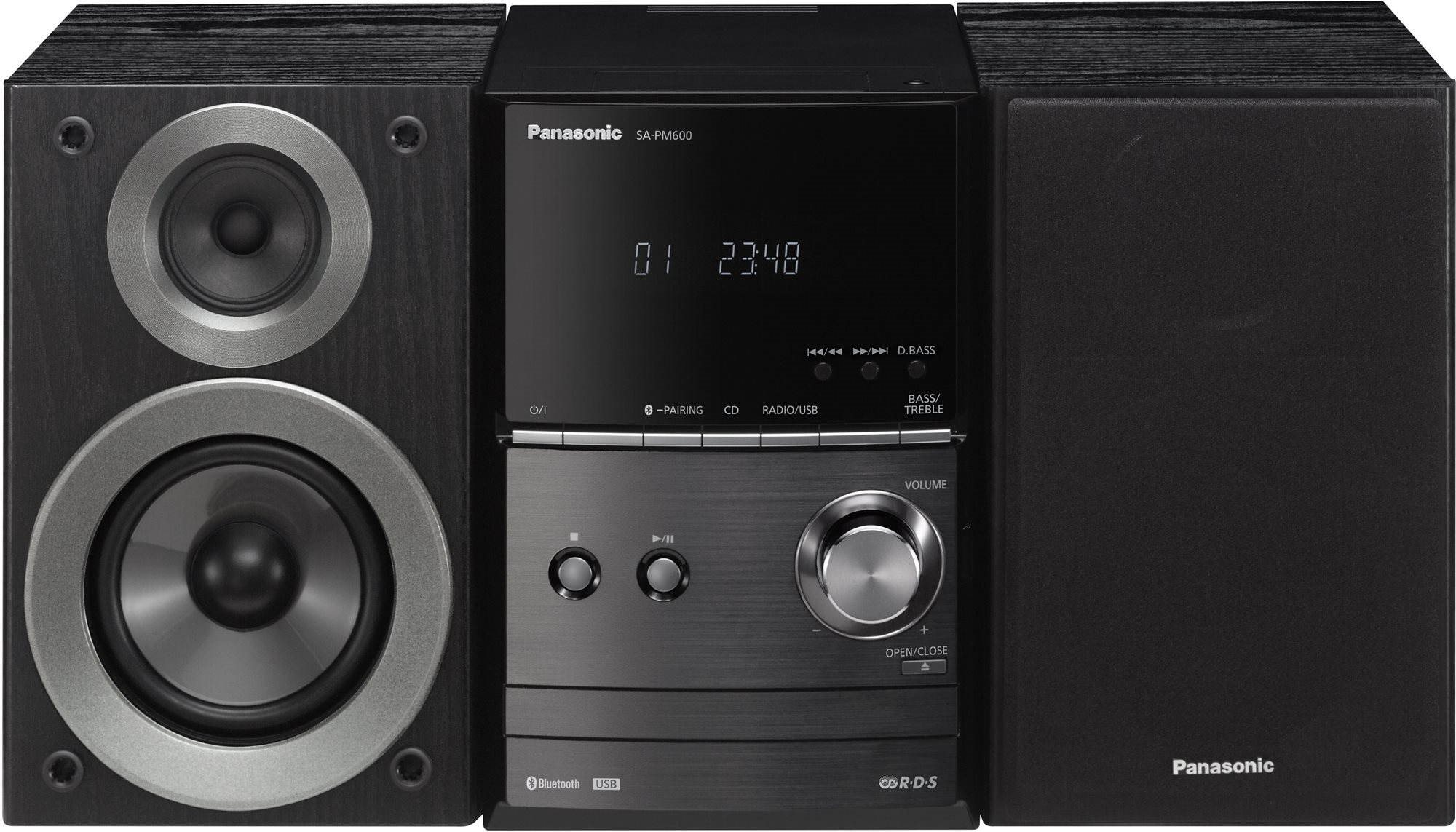 Panasonic SC-PM600EG-K Black Microsystem