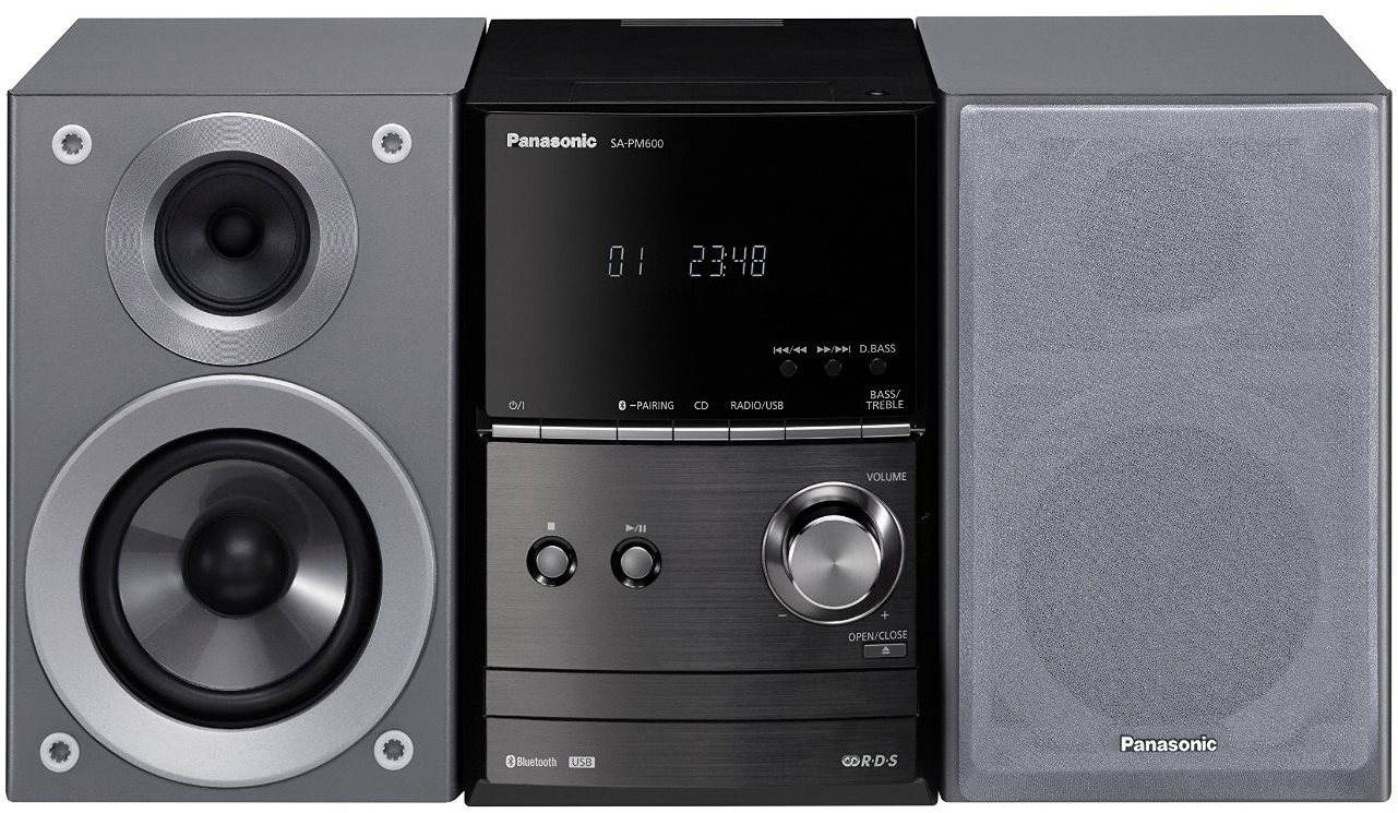 Panasonic SC-PM600EG-S Silver Microsystem
