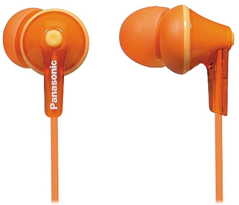 ErgoFit In-Ear Earbud Headphones - Orange - RP-HJE125-D Headphones
