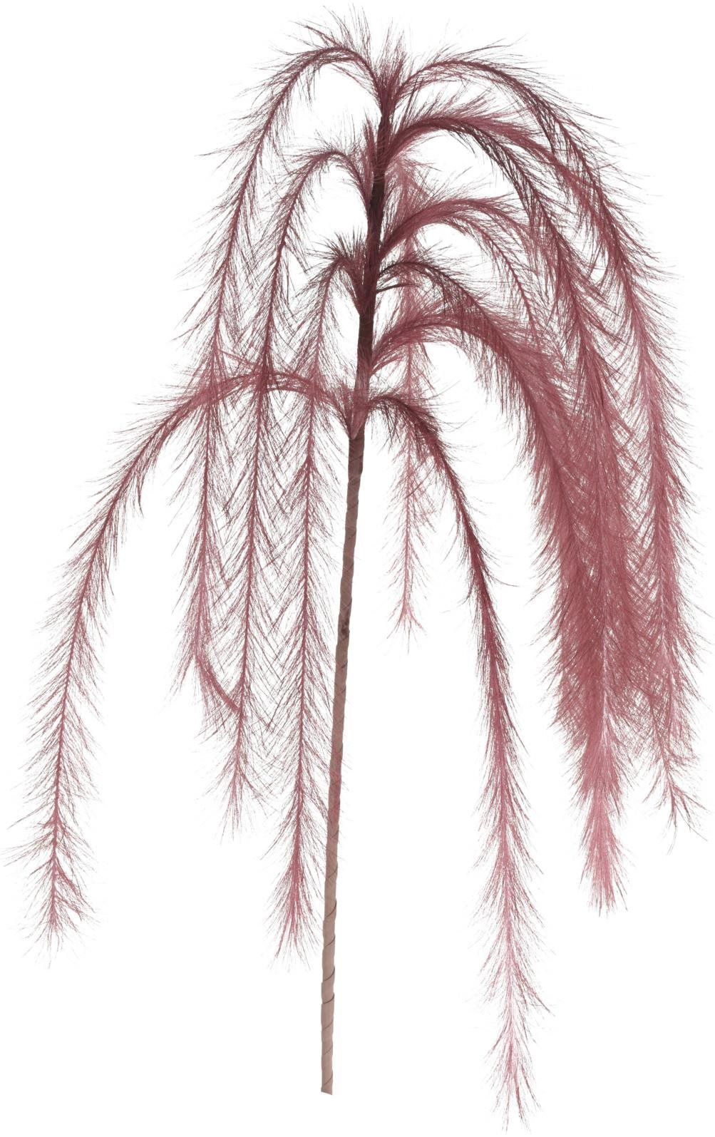H&L Dekoratívne perie Feather 130 cm, tmavoružové Umelý kvet