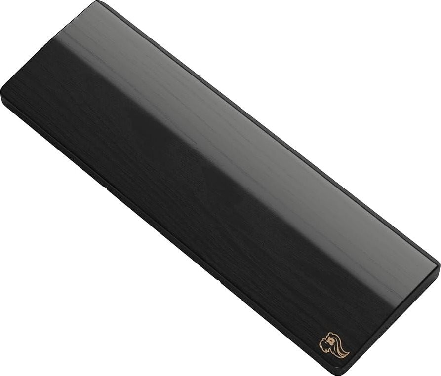 Glorious keyboard-wrist rest, Compact, wood - blackbrown Egérpad