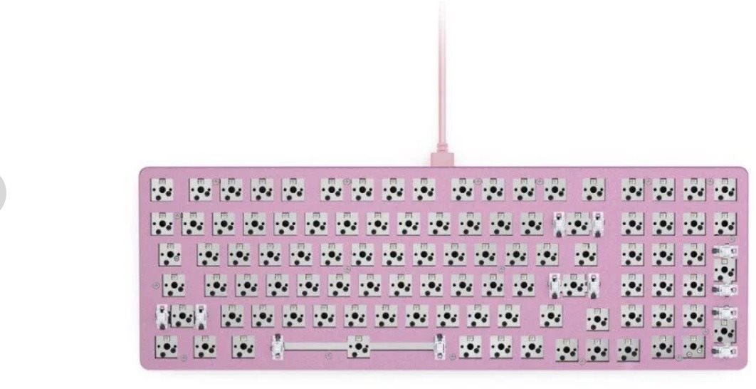 Glorious GMMK 2 Full-Size keyboard - Barebone, ANSI-Layout, pink...