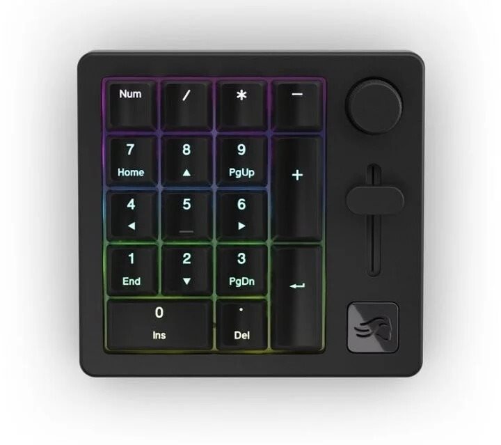 Glorious GMMK Wireless Numpad – Fox Switches, black Numerická...