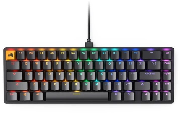 Glorious PC Gaming Rennen GMMK 2 Kompakt - Fox-Schalter, Schwarz -...