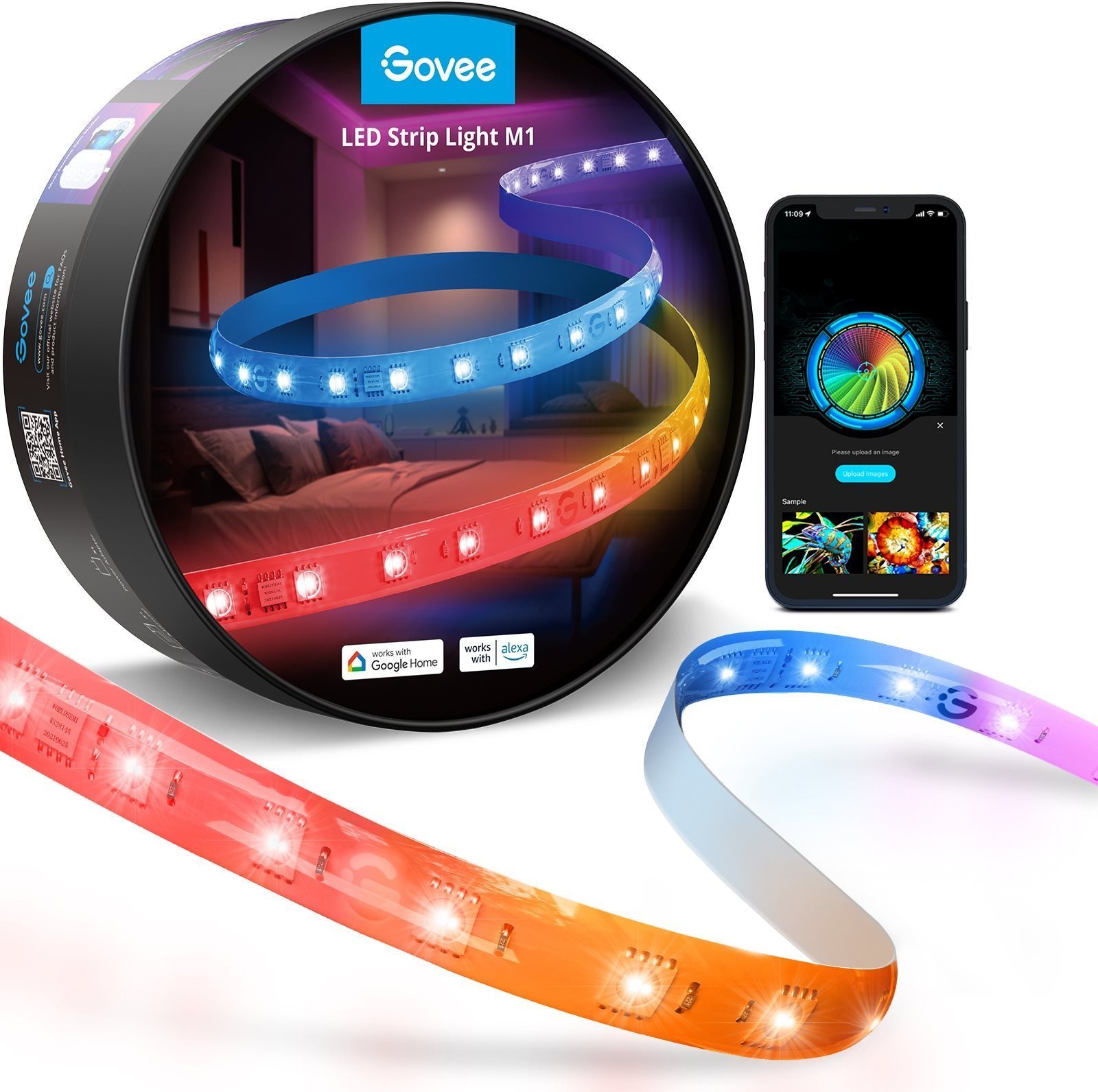 Govee M1 PRO PREMIUM Smart RGBICW+ LED pásik 5 m LED pásik