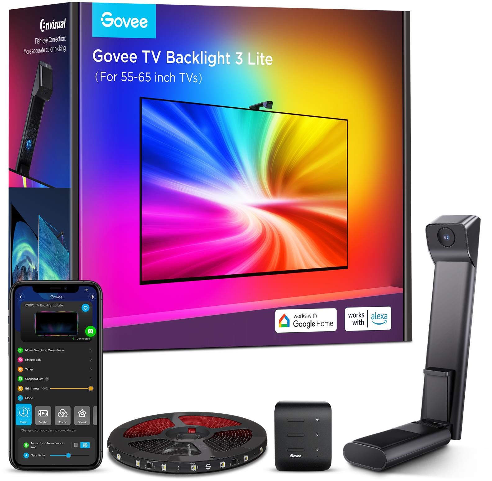Govee TV Backlight 3 Lite TV 55-65" SMART LED podsvícení RGBICW LED...