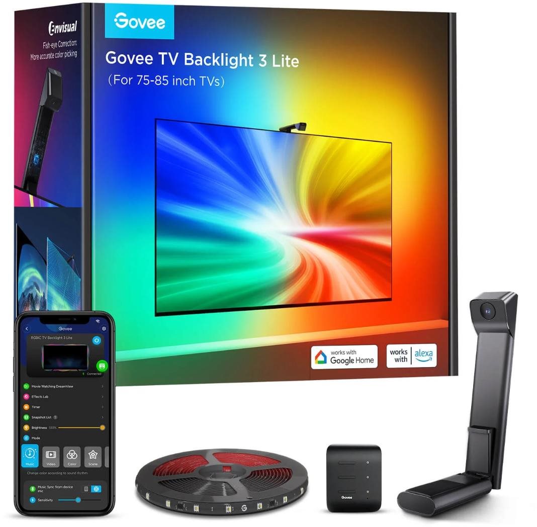 Govee TV Hintergrundbeleuchtung 3 Lite TV 75-85" SMART LED...