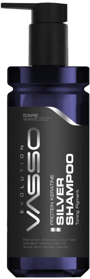 Vasso Pánsky šampón na vlasy Silver s proteínom a keratínom 370 ml...