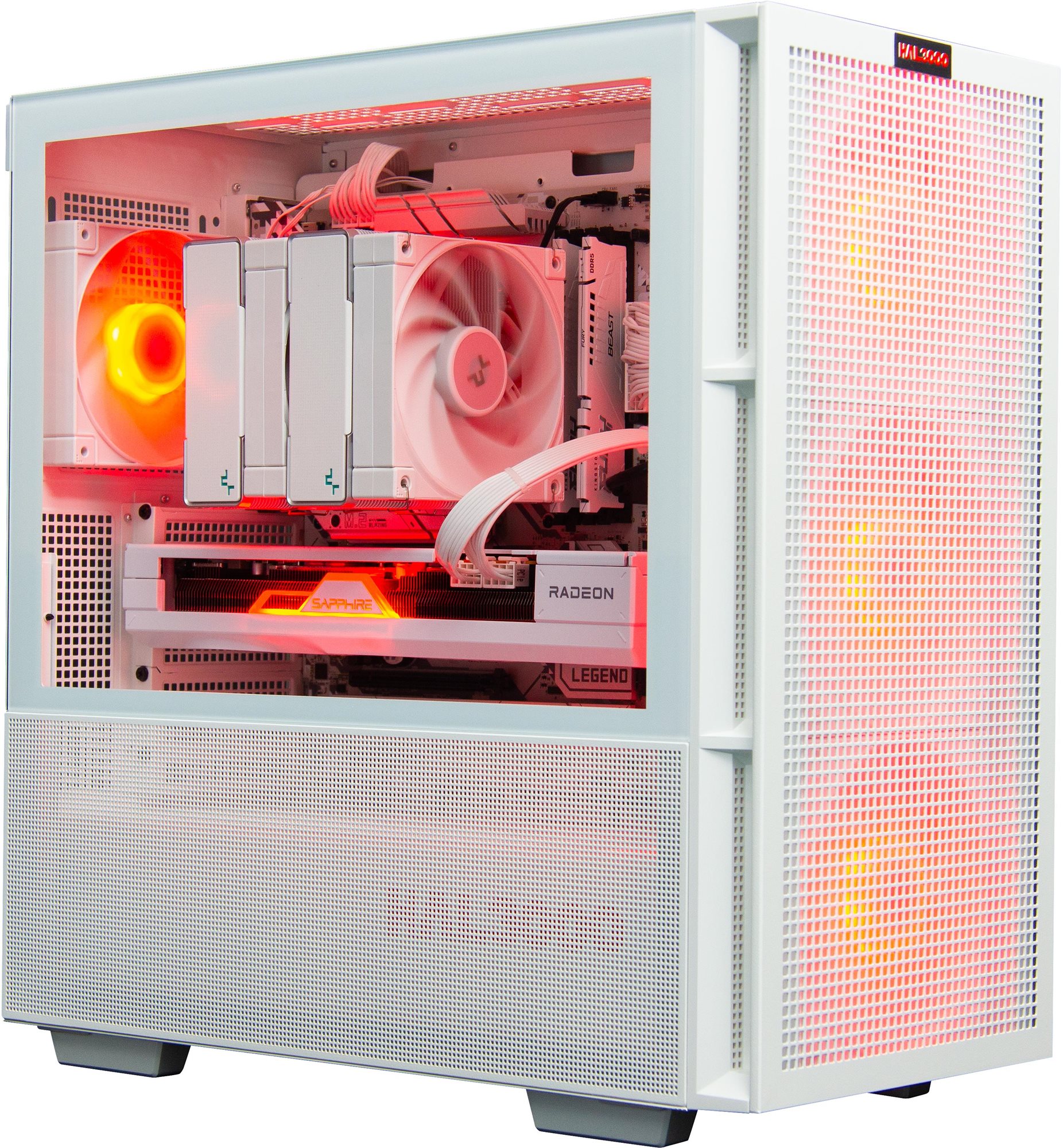 HAL3000 Alfa Gamer White (RX 7900 GRE) Gamer PC