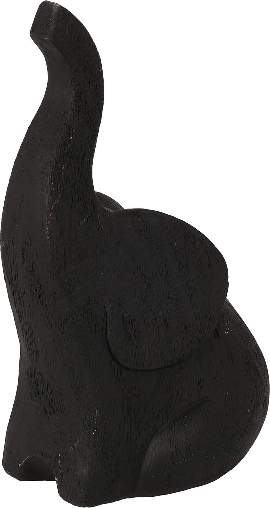 H&L Soška Slon Up 17,5 cm čierna matná Socha