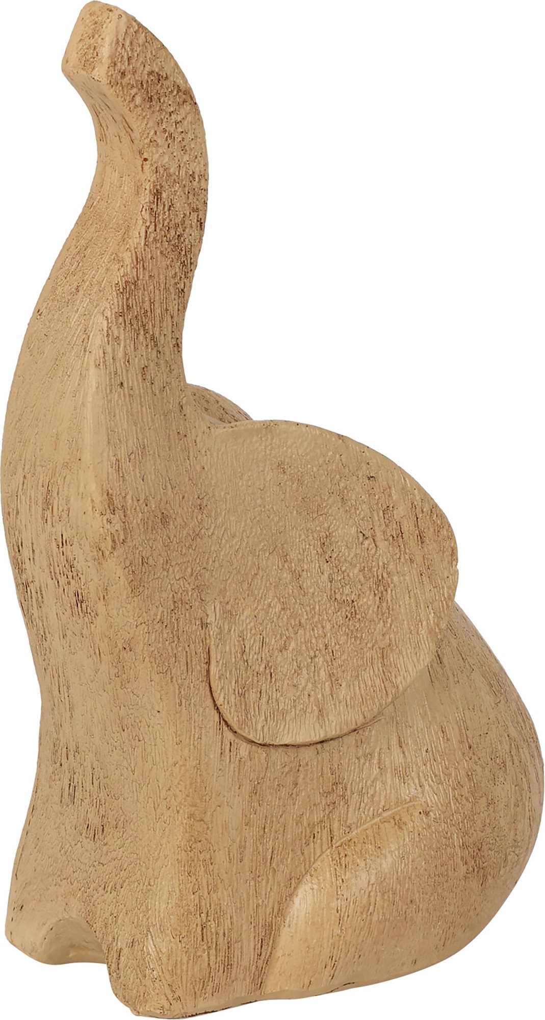 H&L Soška Slon Up 17,5 cm svetlohnedá matná Socha