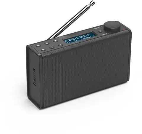 Hama DR7USB, FM/DAB+, černé Rádio