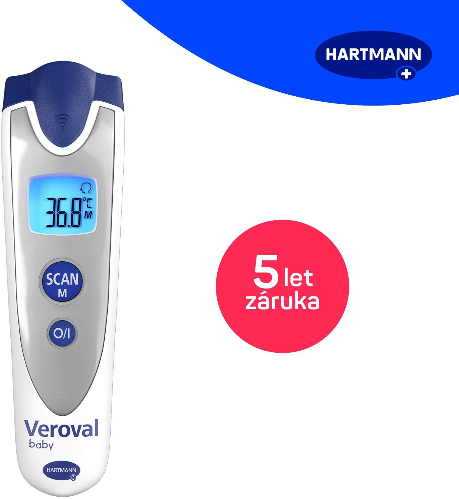 HARTMANN Thermoval/Veroval Baby Bezdotykový teplomer