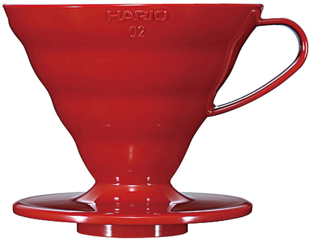 Hario Dripper V60-02 aus Keramik - rot Filterkaffeemaschine