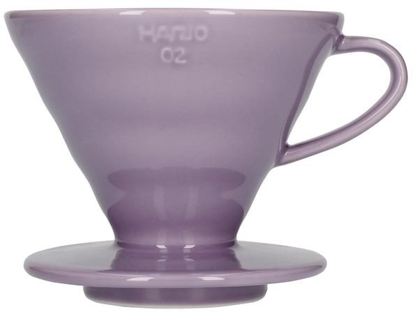 Hario Dripper V60-02, kerámia, lila Filteres kávéfőző