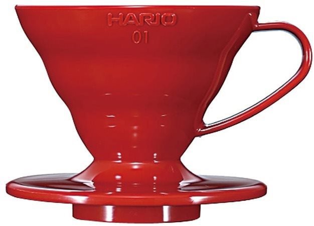 Hario Dripper V60-01, plastový, červený Prekvapkávací kávovar