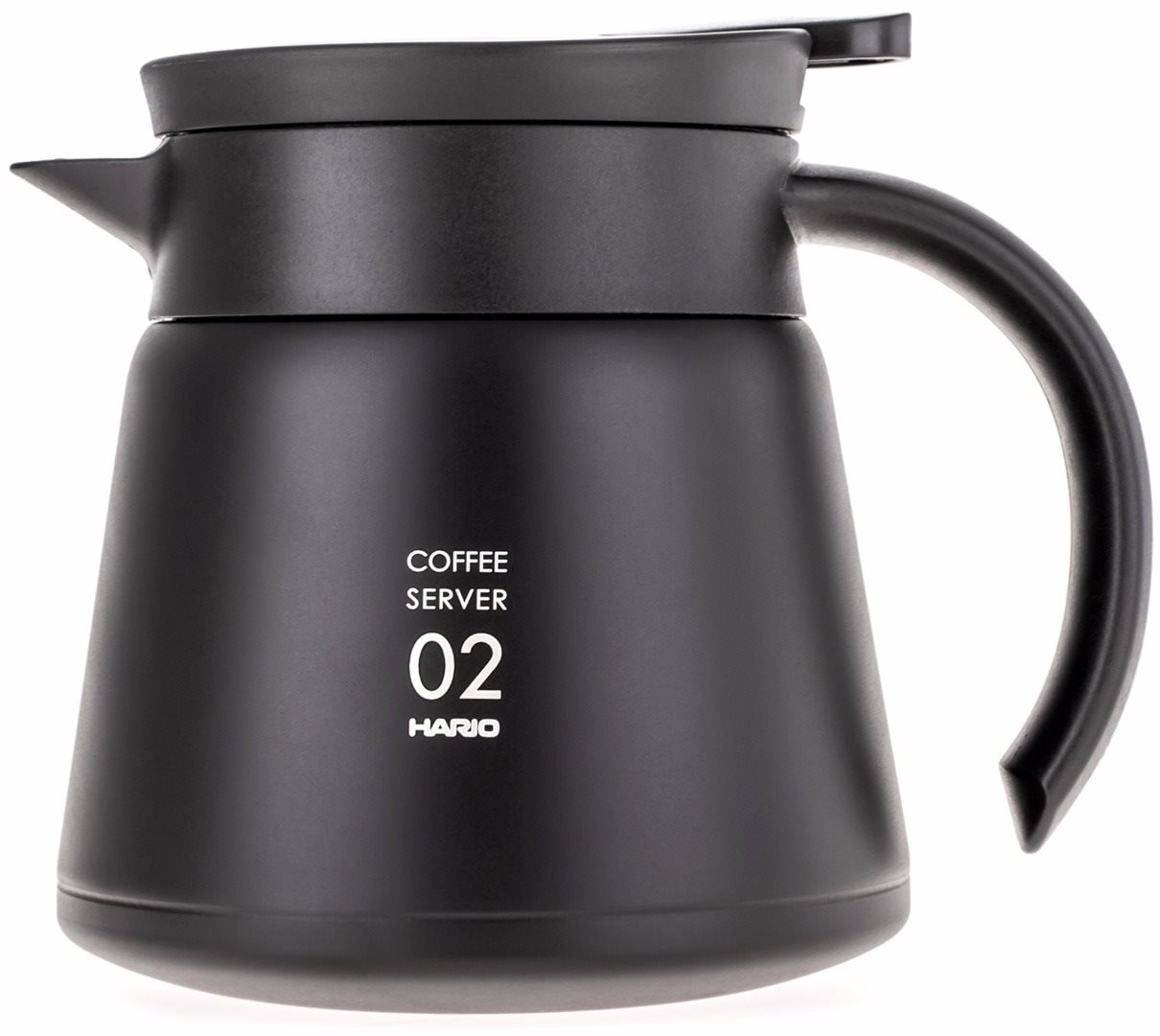 Hario Insulated Stainless Steel Server V60-02 Black - 600 ml Kanvica