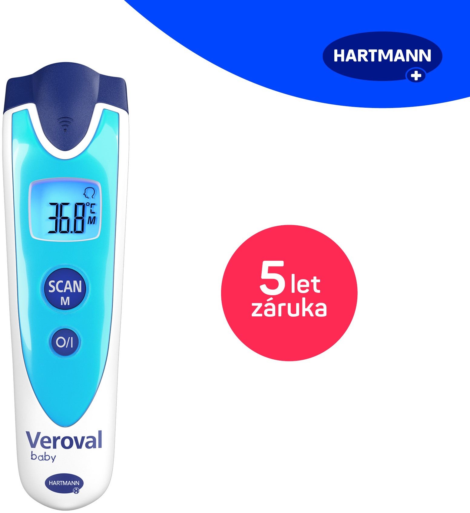 HARTMANN Veroval Baby modrá Digitálny teplomer