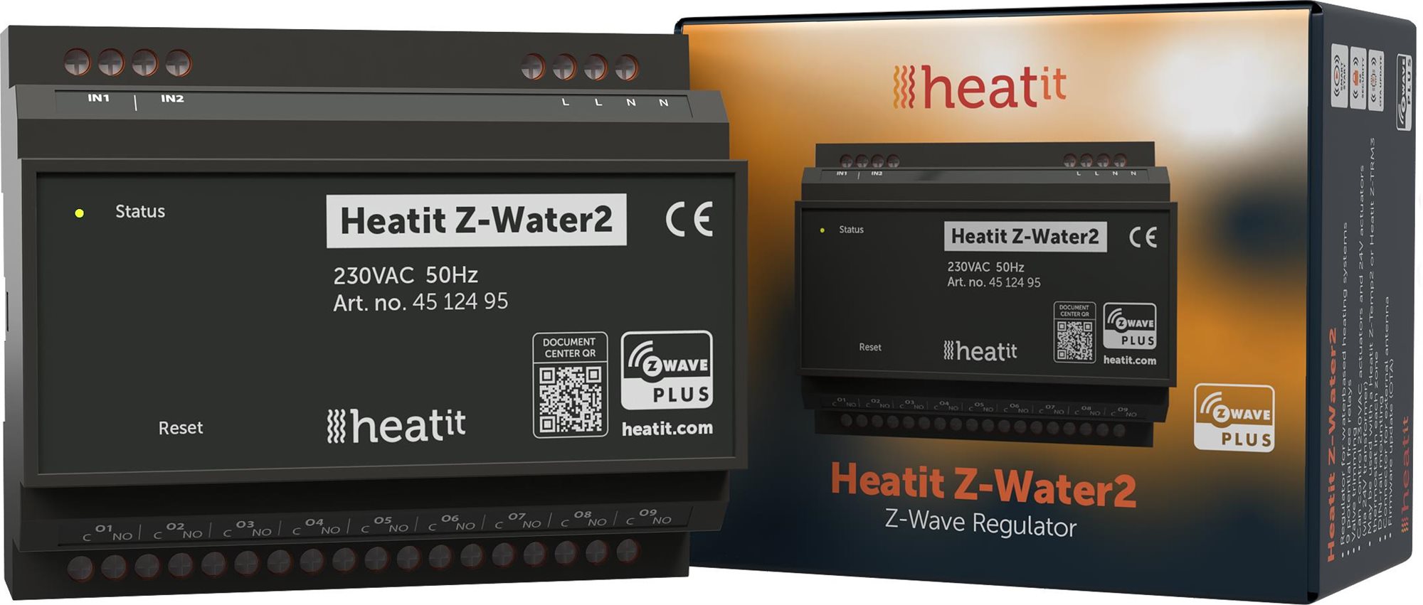 HEATIT Z-Water 2, ovládanie vodného podlahového ohrievača 9 okruhov...