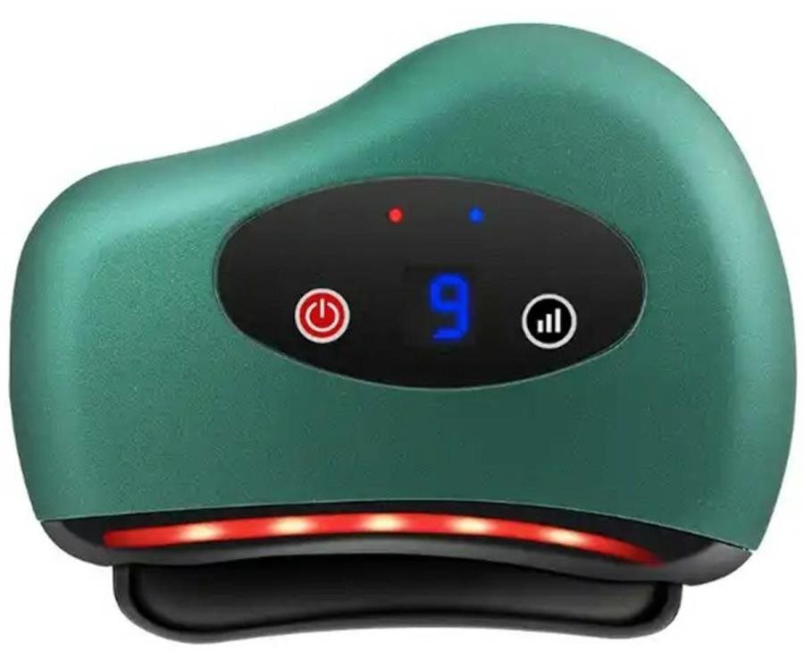 APTEL Bezdrôtový masážny prístroj Gua Sha – zeleno-čierny Masážny...