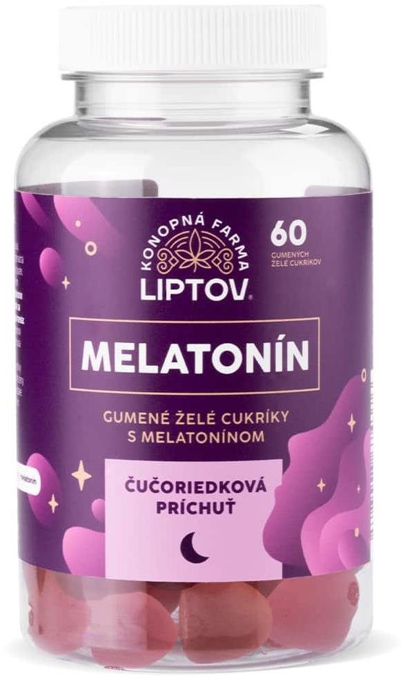 Konopná farma Liptov – Melatonín 60 ks želé cukríkov Melatonín