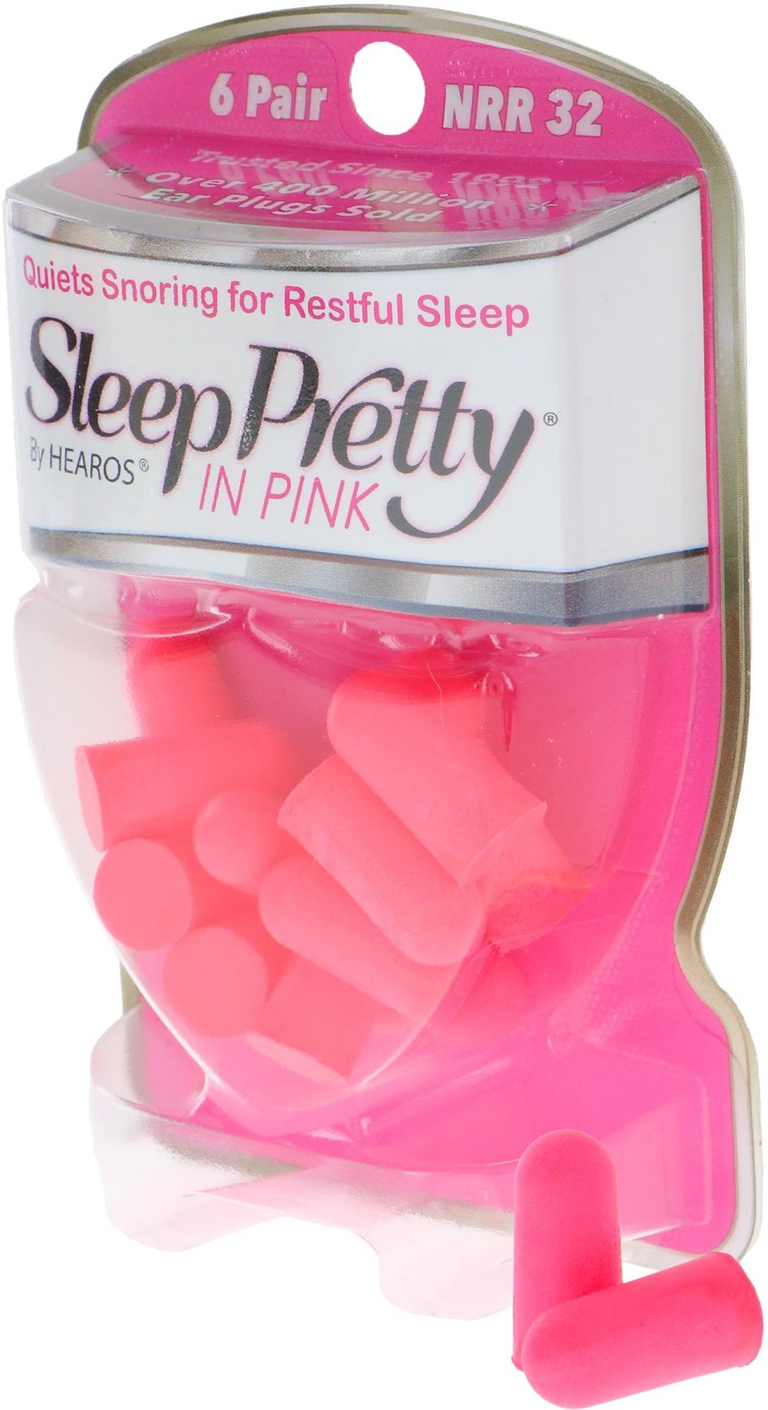 HEAROS  Sleep Pretty in Pink Ear Plugs NRR 32dB 6 Pairs Štuple do uší